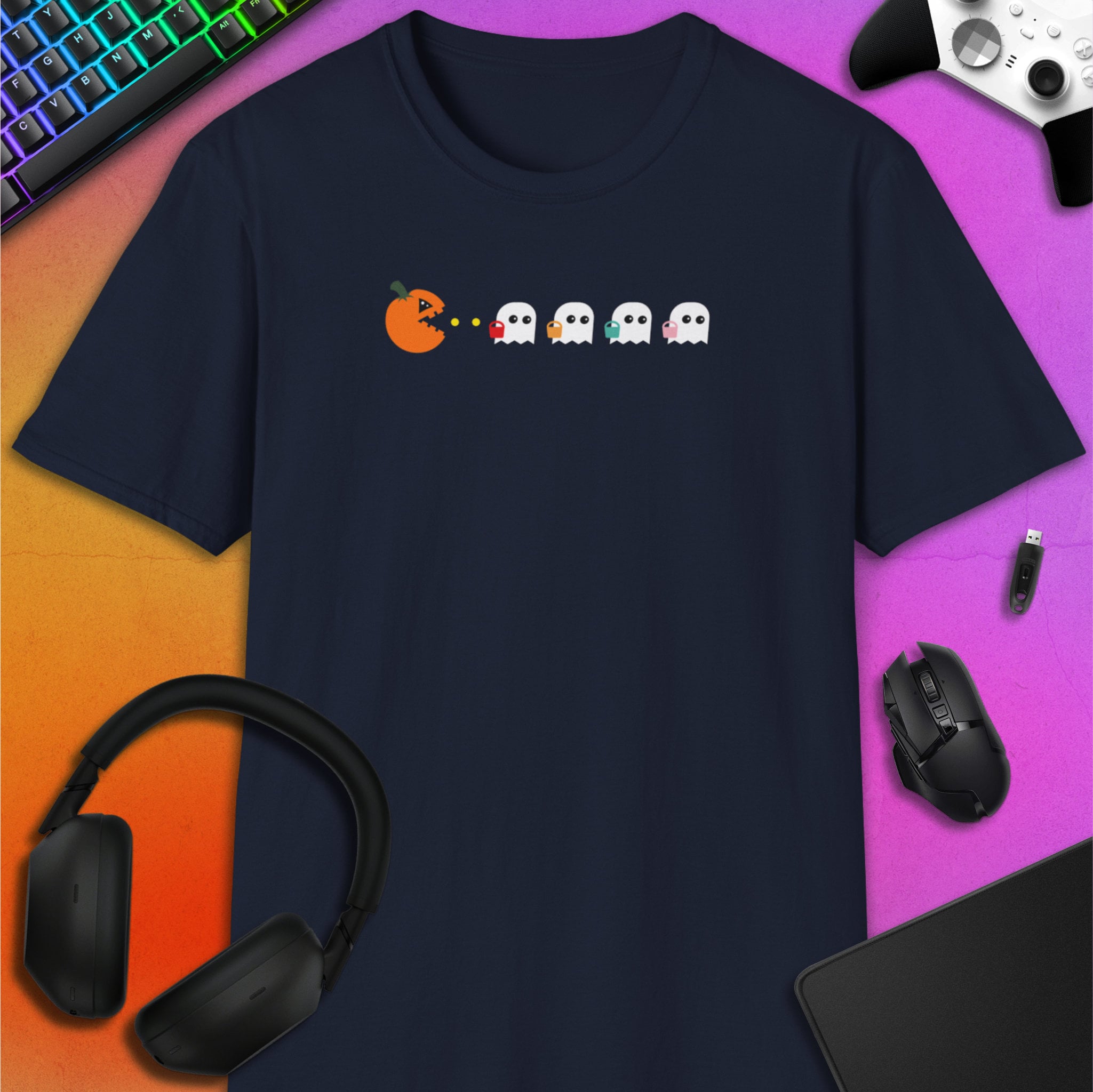 RETRO HALLOWEEN CHASE T-SHIRT