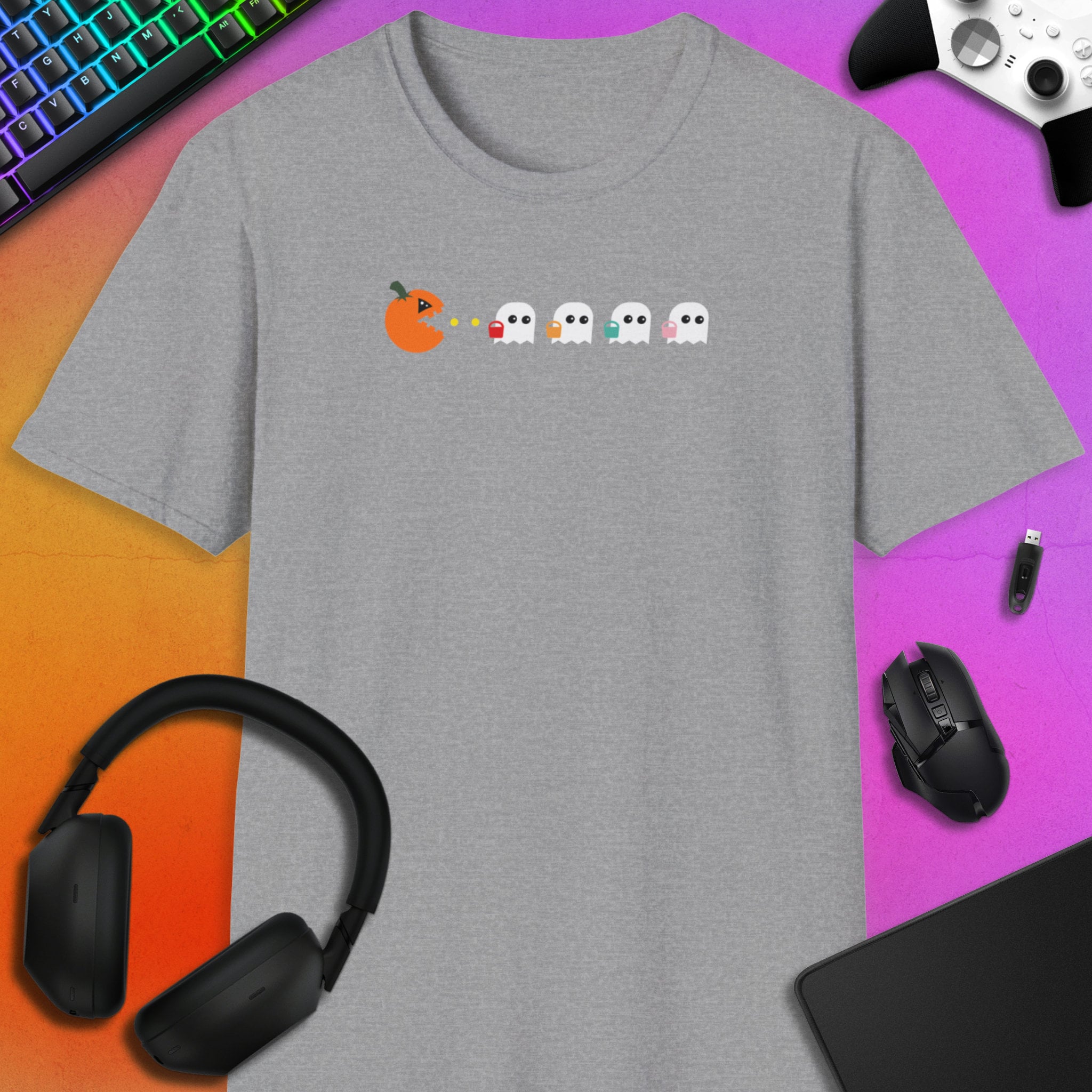 RETRO HALLOWEEN CHASE T-SHIRT