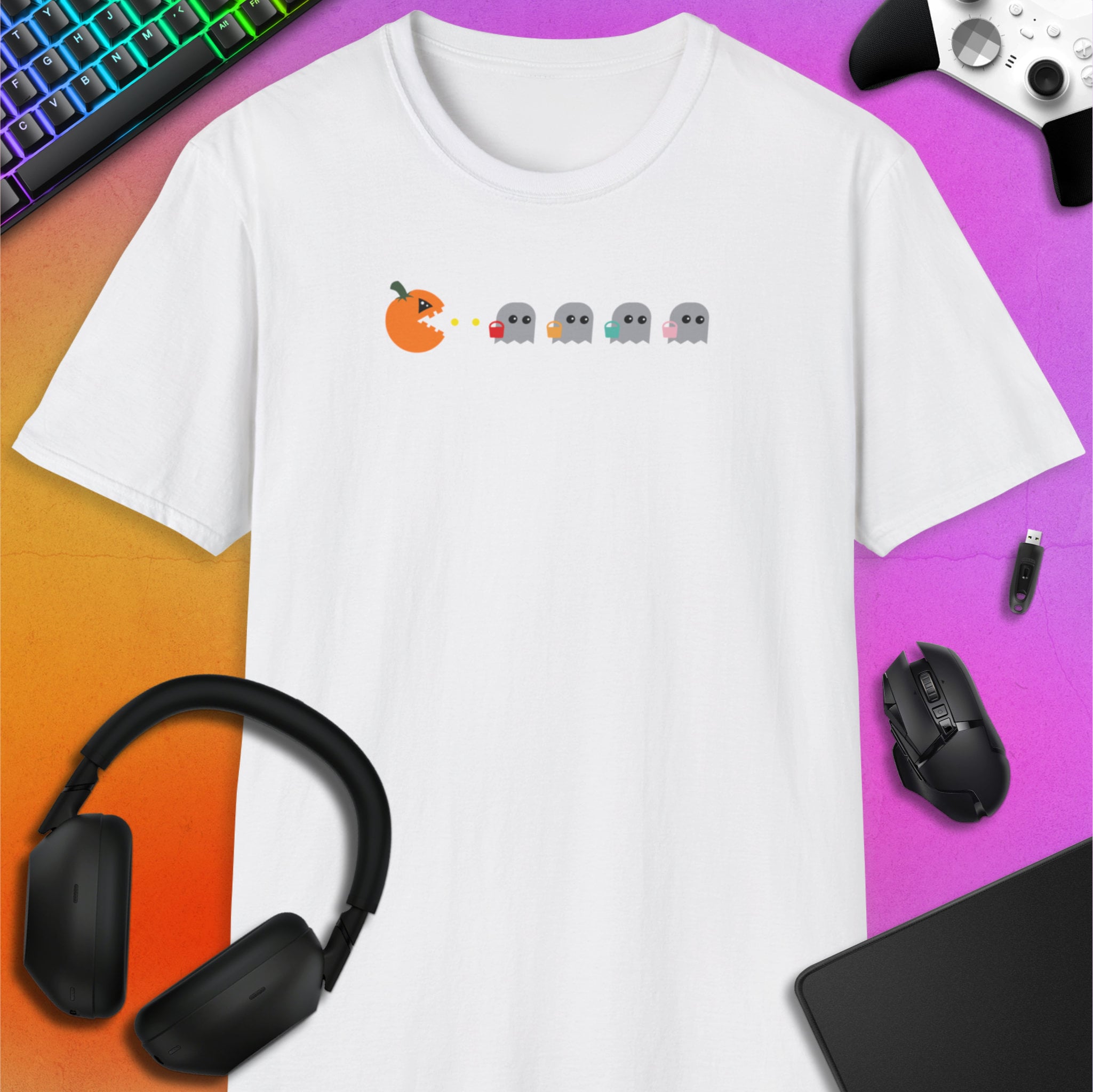 RETRO HALLOWEEN CHASE T-SHIRT