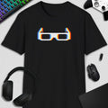 3D GLASSES TRIPPY VAPORWARE T-SHIRT