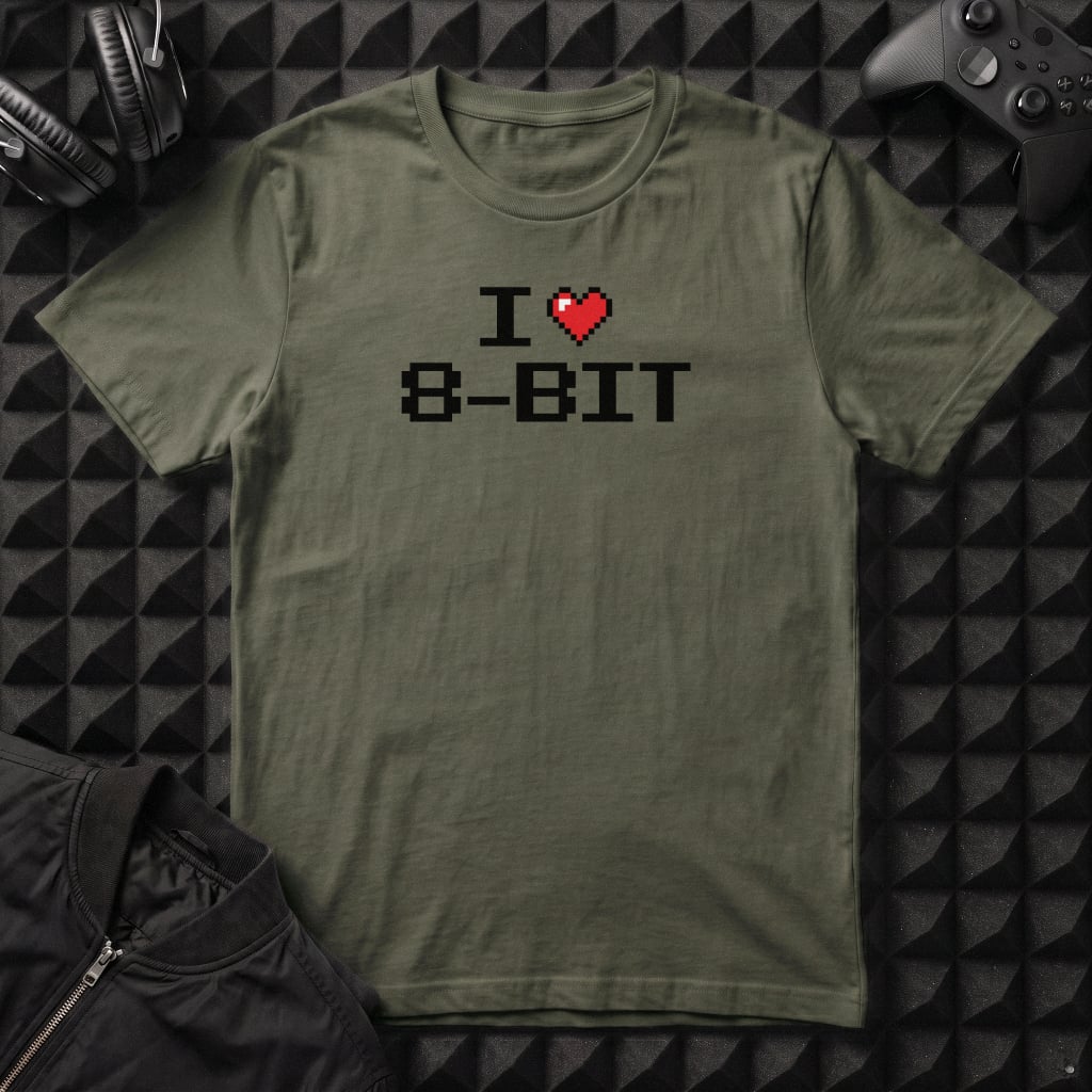 I HEART 8-BIT T-SHIRT