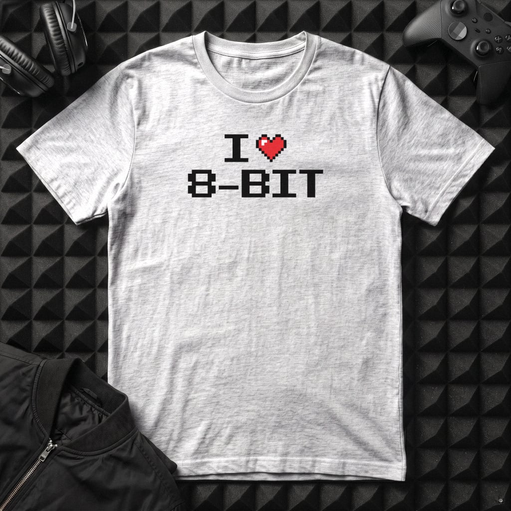 I HEART 8-BIT T-SHIRT