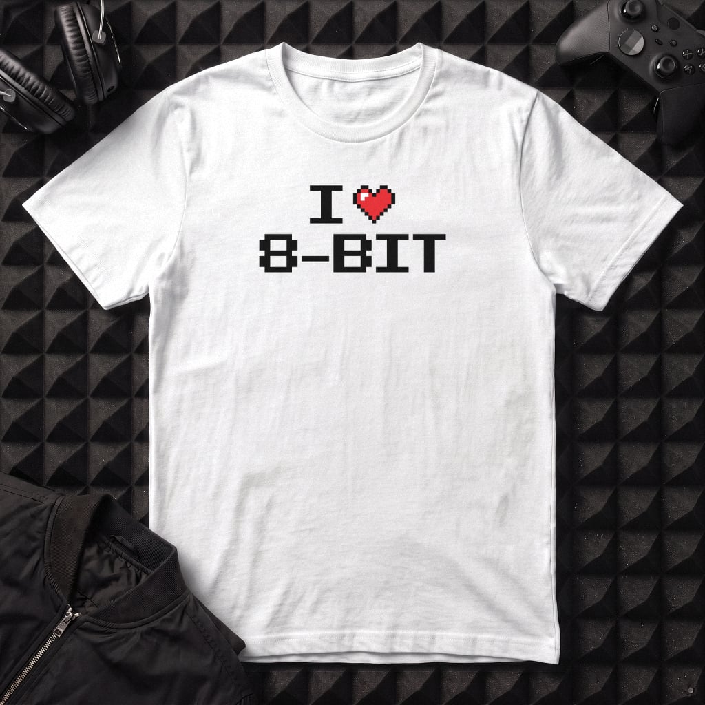 I HEART 8-BIT T-SHIRT
