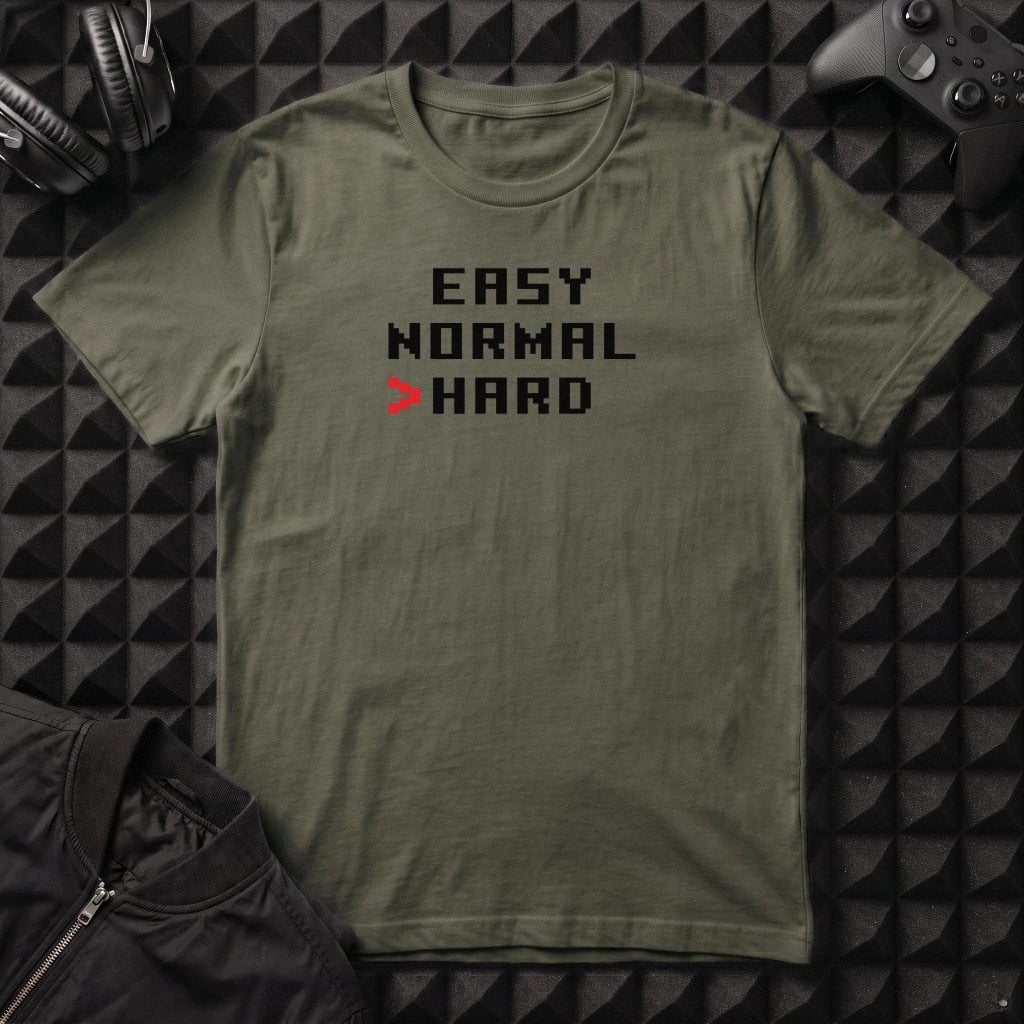 EASY MEDIUM HARD T-SHIRT