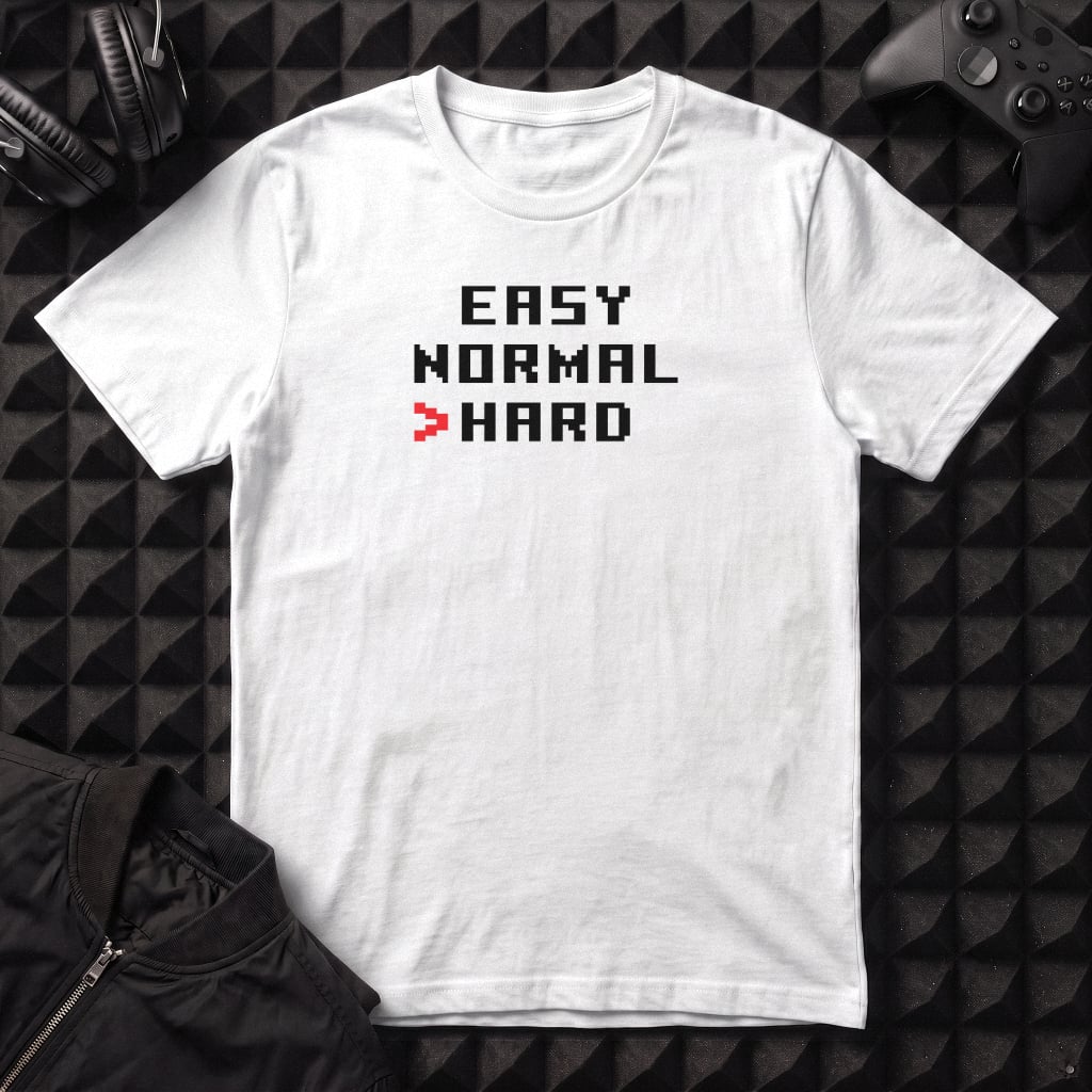 EASY MEDIUM HARD T-SHIRT
