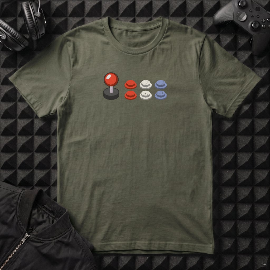 ARCADE JOYSTICKS T-SHIRT