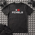 I HEART PIXELS PIXELS T-SHIRT