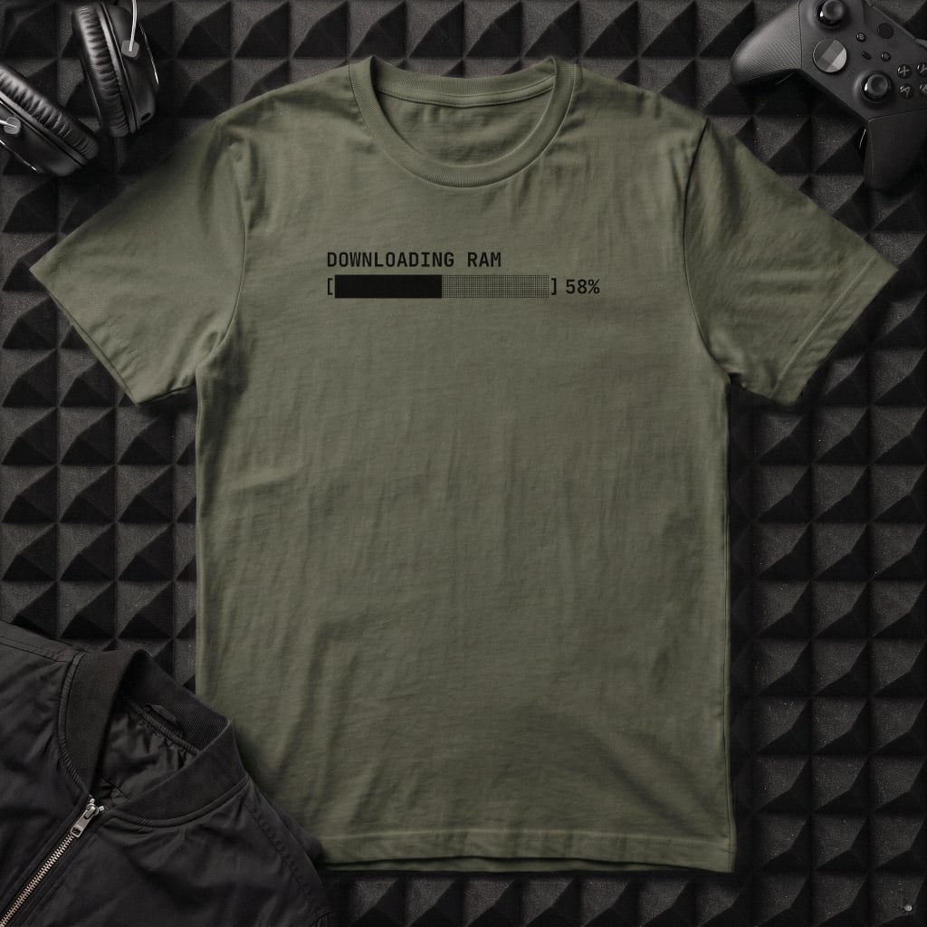 DOWNLOADING RAM T-SHIRT