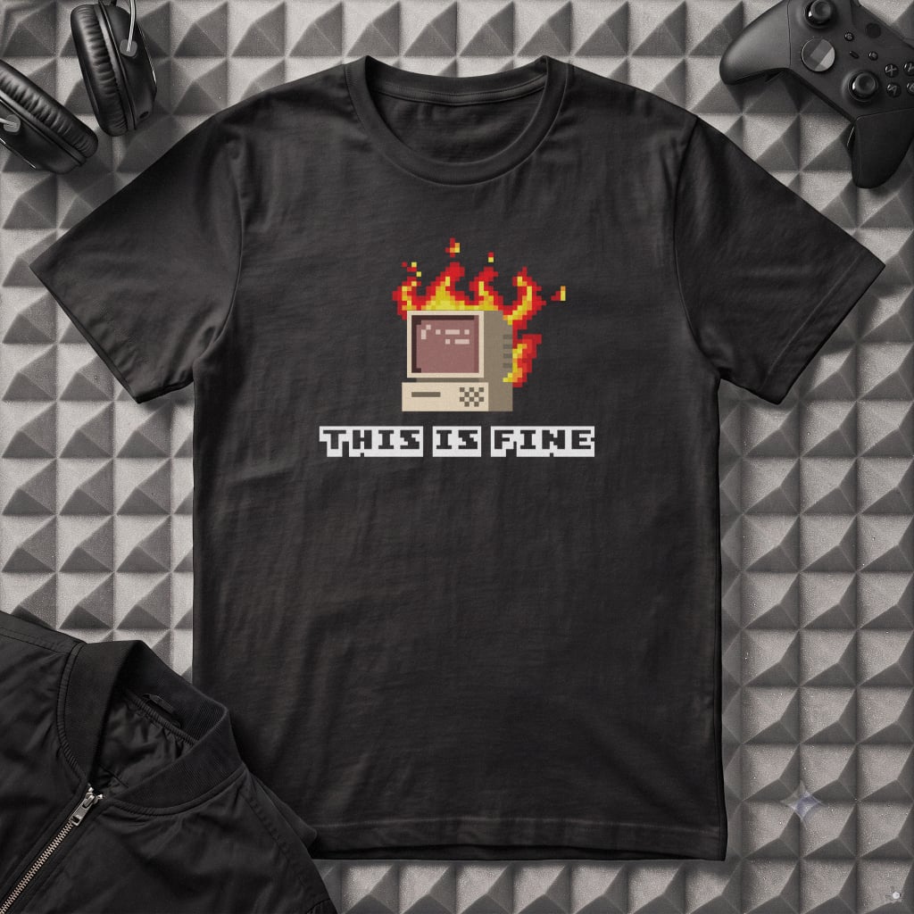 THIS IS FINE T-SHIRT