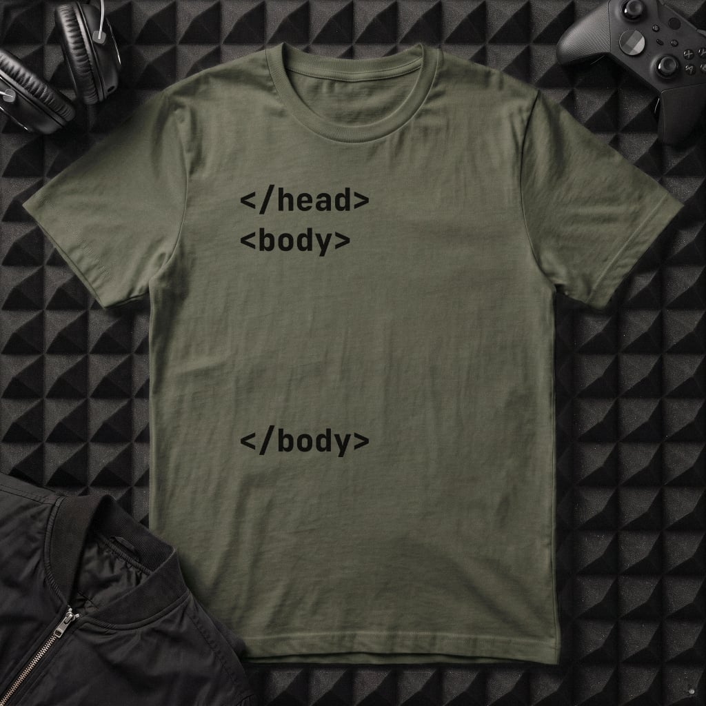 HTML Body Tag T-Shirt