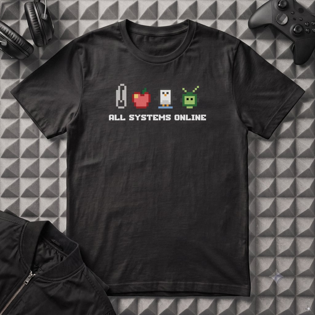 ALL SYSTEMS ONLINE T-SHIRT