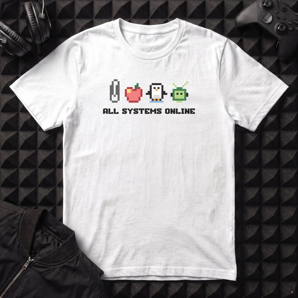 ALL SYSTEMS ONLINE T-SHIRT