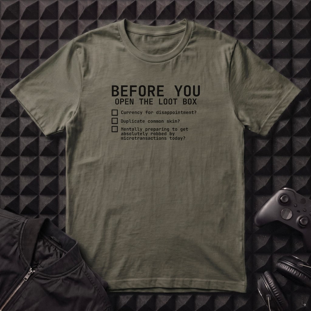 OPEN THE LOOT BOX T-SHIRT