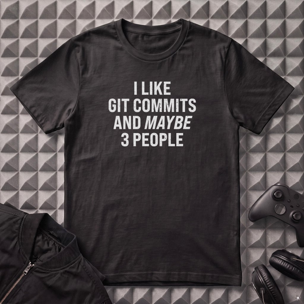 I LIKE GIT COMMITS T-SHIRT