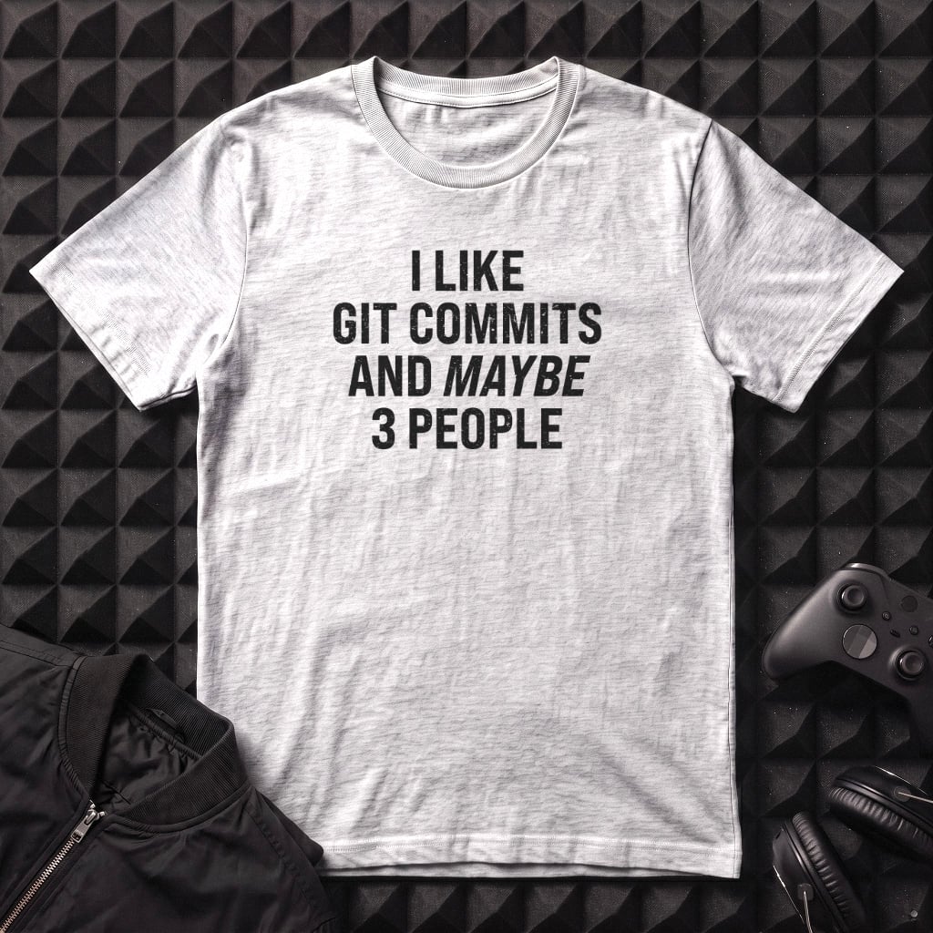 I LIKE GIT COMMITS T-SHIRT