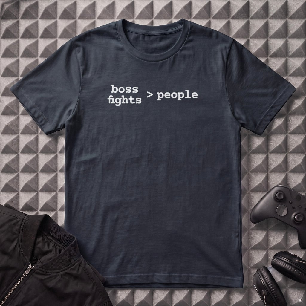 BOSS FIGHTS > PEOPLE T-SHIRT